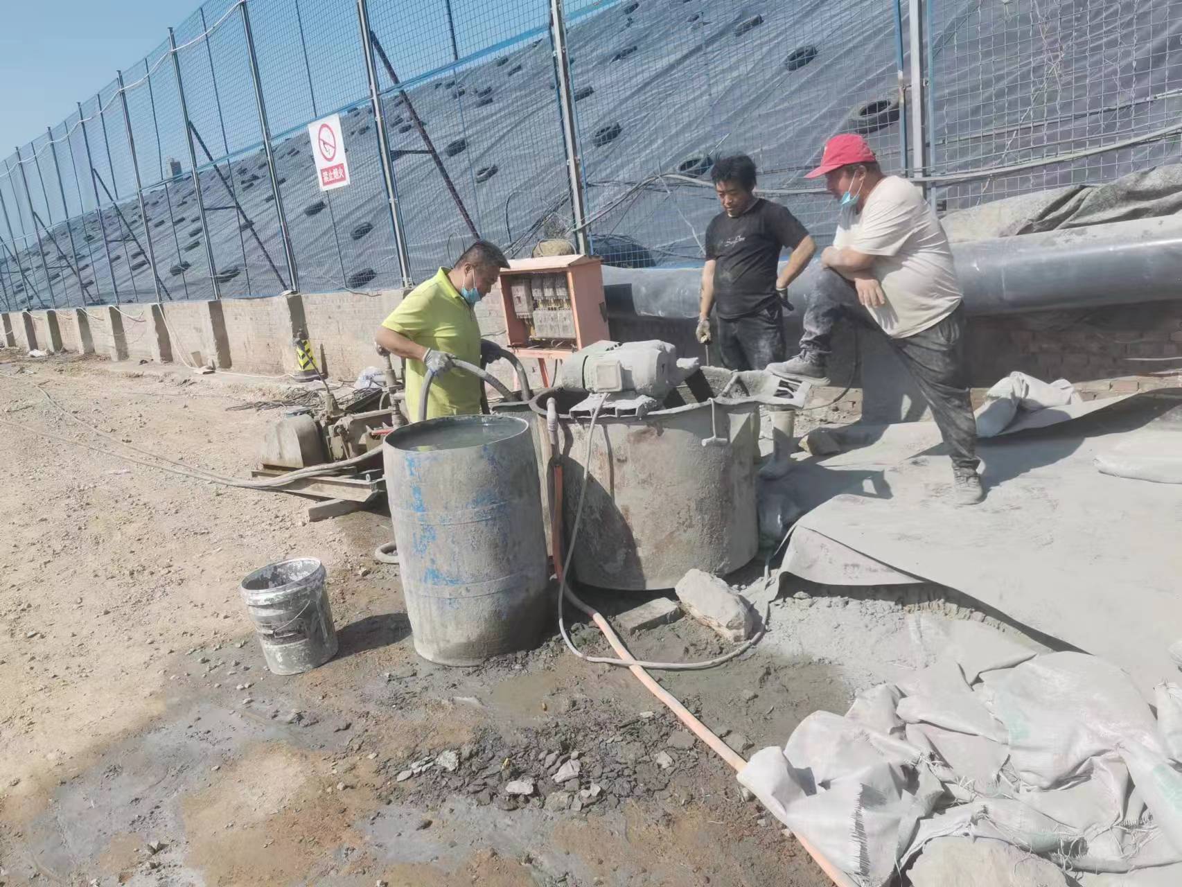 承留镇袖阀管注浆